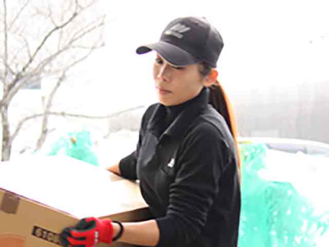 マルソー株式会社で働く人の声　飯塚さん（県央共配センター・2015年入社）